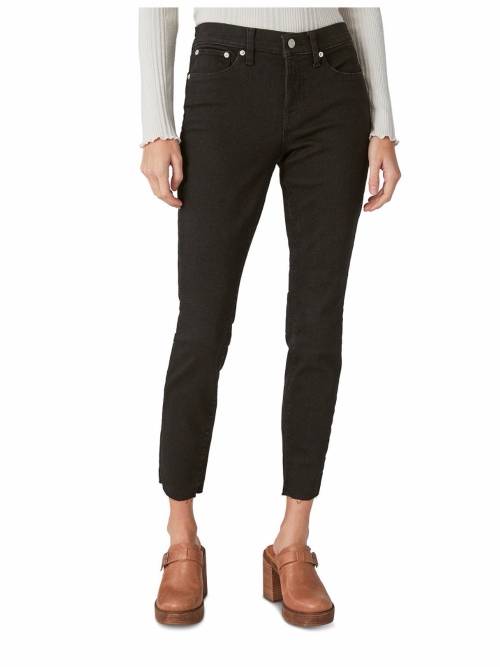 Lucky Brand Ava Mid-Rise Black Slim Jeans